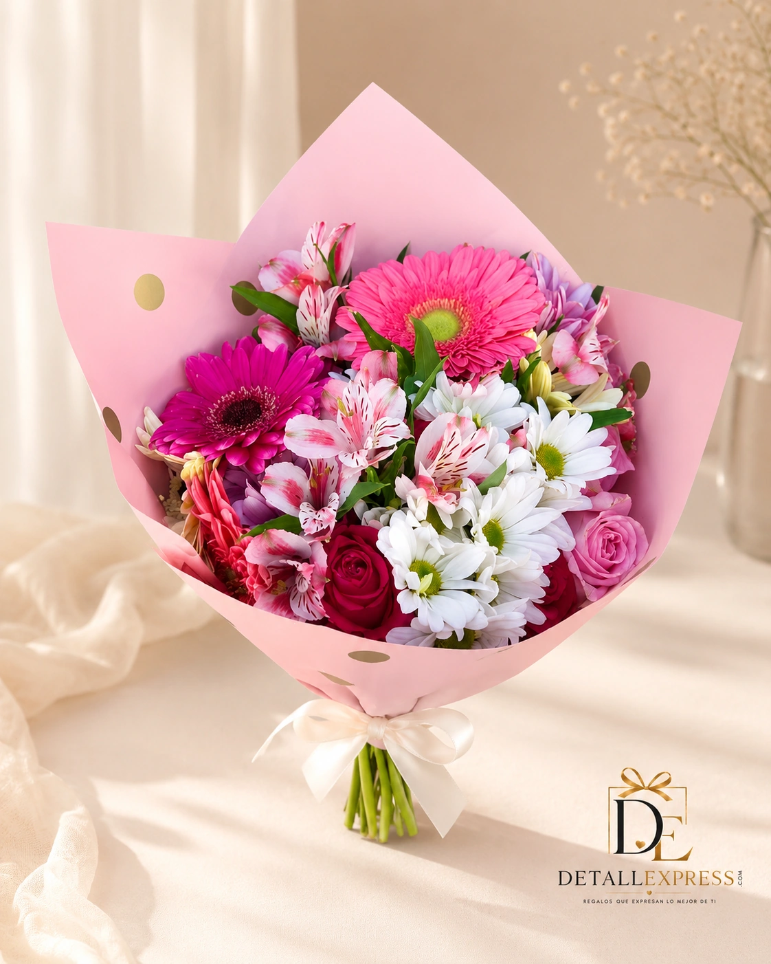 Bouquet de Gerberas Rosas